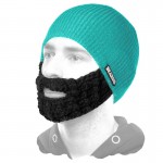 Teal hat Black Attached Beardo