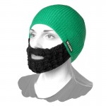 Green hat Black Attached Beardo
